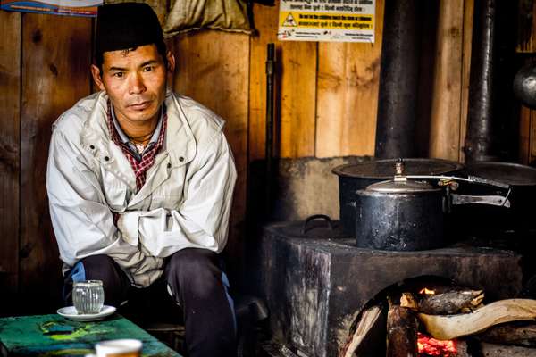 A tea lodge owner, Nepal